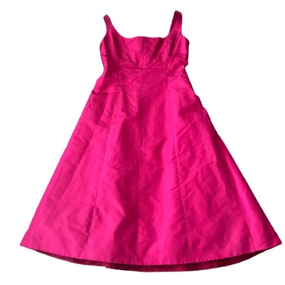 J. Crew NWT Raspberry Pink Tall Dress with Light Crinoline Perfect for Wedding - Picture 4 of 15